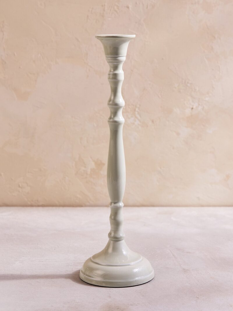 Nera Light Green Candle Holder, Large